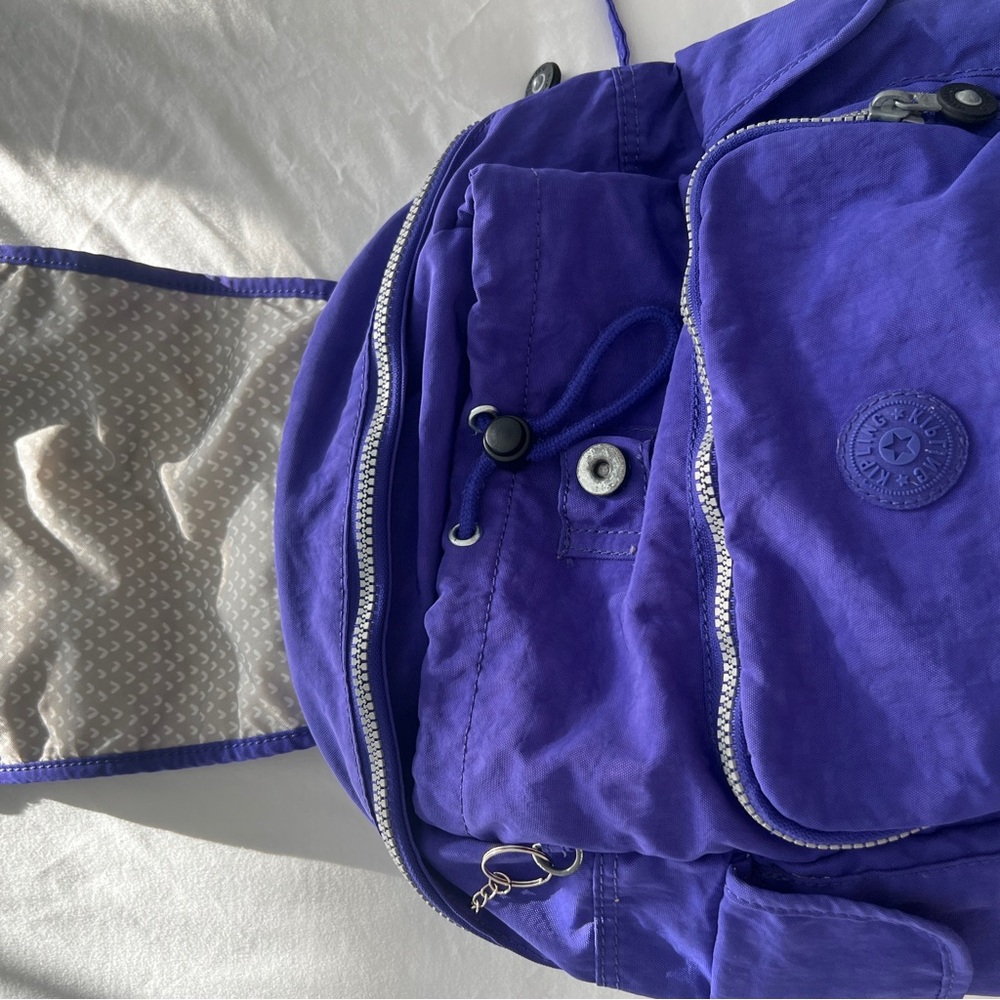 Kipling Purple Backpack - Picture 4 of 5